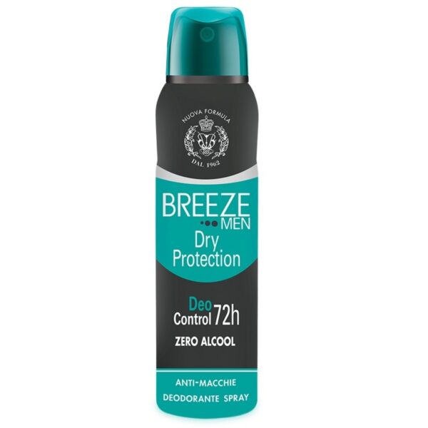 Breeze Men Dry Protection dezodorant w Sprayu 150ml (zielony)