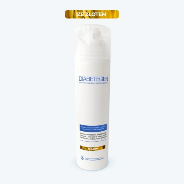 DIABETEGEN maść z colostrum wspomagająca regenerację skóry ze złotem 150 g