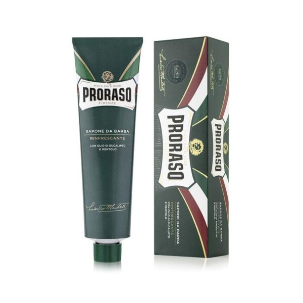 PRORASO mydło do golenia w kremie (linia zielona) tubka 150ml