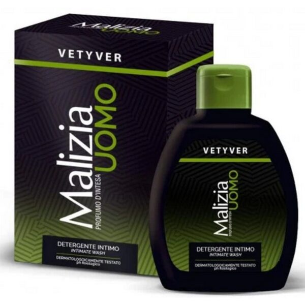 Malizia Uomo Vetyver żel do higieny intymnej dla mężczyzn 200ml