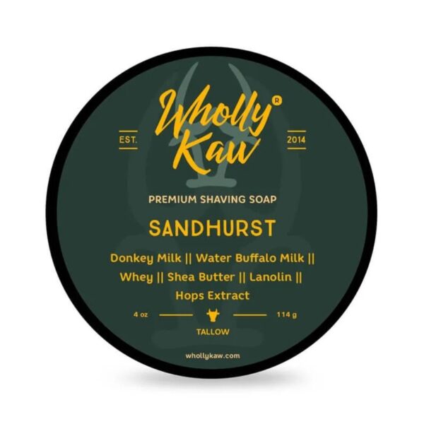 Wholly Kaw Sandhurst mydło do golenia w tyglu 114g