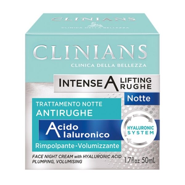 Clinians Intense Lifting Notte krem przeciwzmarszczkowy na noc 50ml (Kwas hialuronowy)