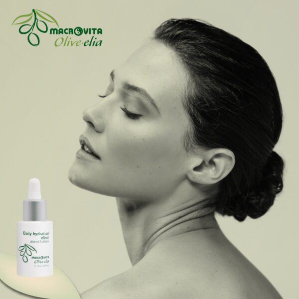 Macrovita Olive.elia nawilżający eliksir do twarzy z lebiodką kreteńską (dittany) 15ml