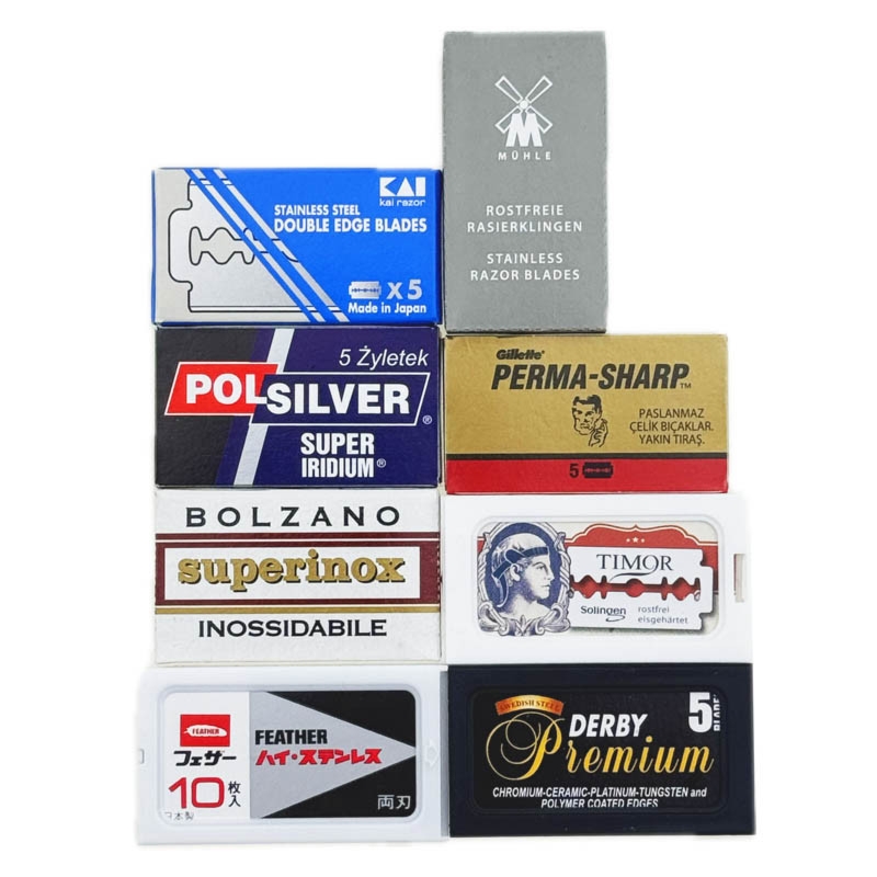 Zestaw testowy żyletek PREMIUM 55 sztuk (8 paczek)