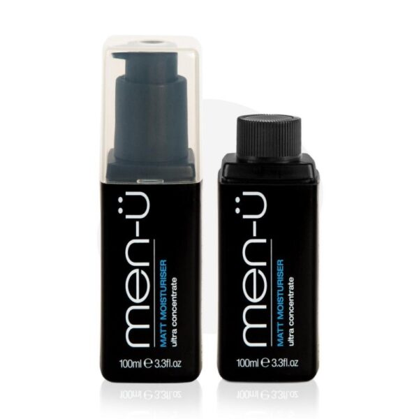men-u Matt Moisturiser matująco nawilżający balsam do twarzy: zestaw 2x100ml