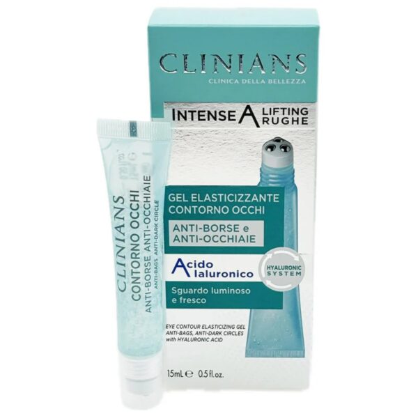 Clinians Intense Lifting żel pod oczy na worki i cienie 15ml (Kwas hialuronowy)