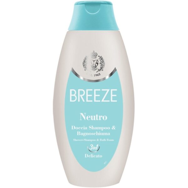 Breeze Neutro Delicato 3w1 żel pod prysznic, szampon i kąpiel 400ml