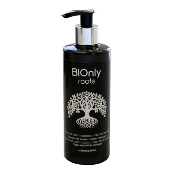 BIOnly roots Szampon do włosów z olejem makowym 300 ml
