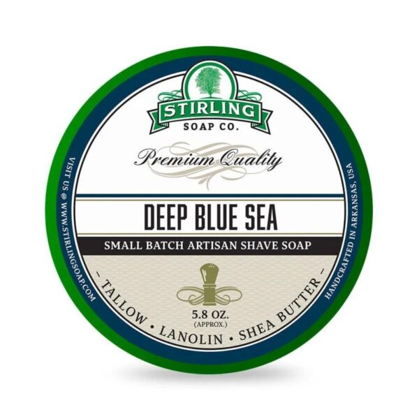 Stirling Deep Blue Sea mydło do golenia w tyglu 170ml