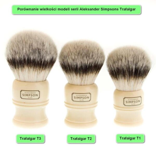 Simpson Trafalgar T1 pędzel do golenia syntetyk S (mały)