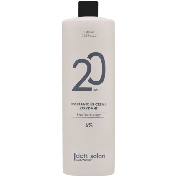 Dott.Solari Oxydant – oksydant do koloryzacji i rozjaśniania włosów, 1000 ml 6% | VOL 20