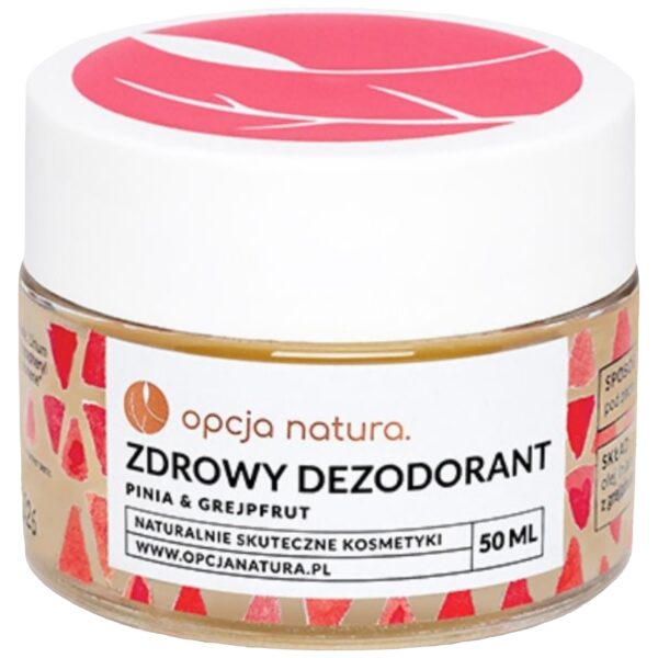 Opcja Natura Dezodorant pinia & grejpfrut – naturalny dezodorant, 50 ml