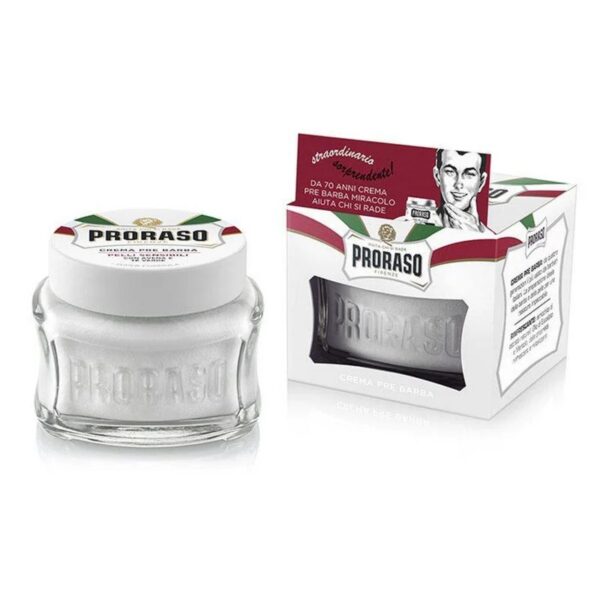 PRORASO krem przed goleniem do skóry wrażliwej (linia biała) 100ml