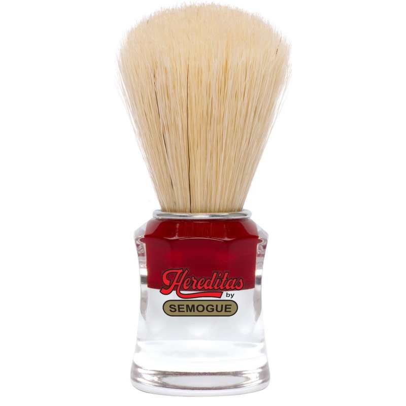 SEMOGUE 820 RED pędzel do golenia szczecina BEST szkło akrylowe
