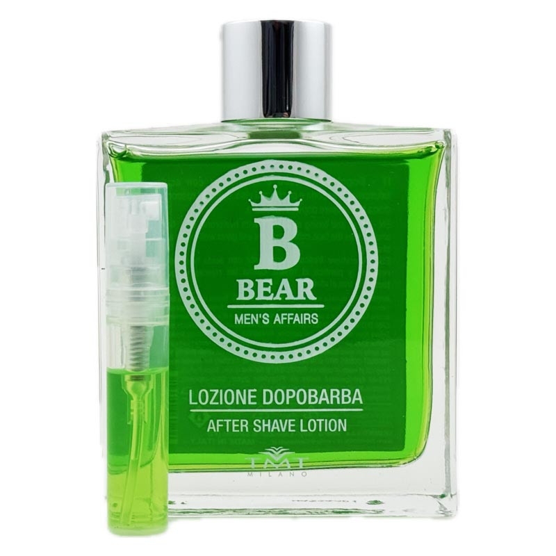 Tester zapachu TIEMMETI B.BEAR Aftershave