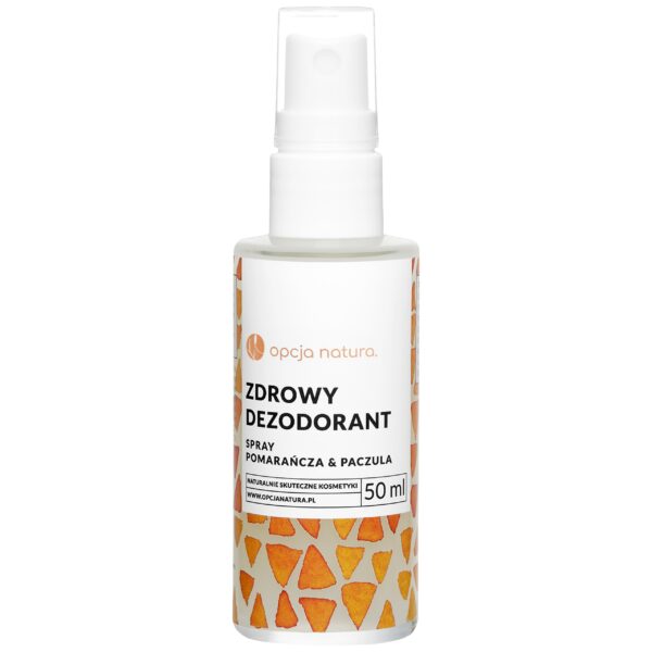 Opcja Natura Dezodorant Spray Pomarańcza – naturalny dezodorant, 50 ml