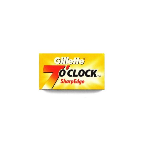 Żyletki Gillette 7 o`clock Sharp Edge (żółte) 5 sztuk