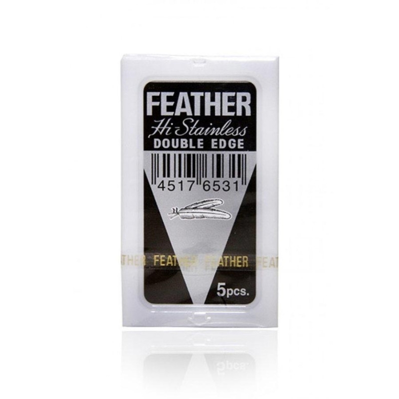 Żyletki FEATHER Hi-Stainless 5 sztuk
