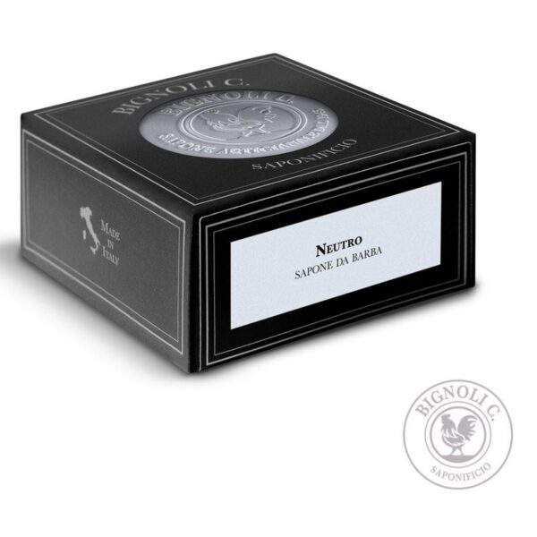 Saponificio Bignoli Mydło do golenia w kremie neutro (bezzapachowe), tygiel 175 g