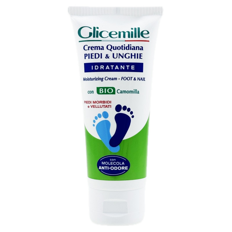 Glicemille Anti-Odore nawilżający krem do stóp i paznokci z Bio Rumiankiem 100ml (tubka)