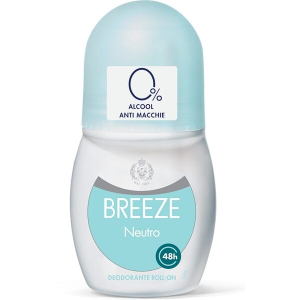 Breeze Neutro Roll-on zero zabrudzeń dezodorant w KULCE 50ml