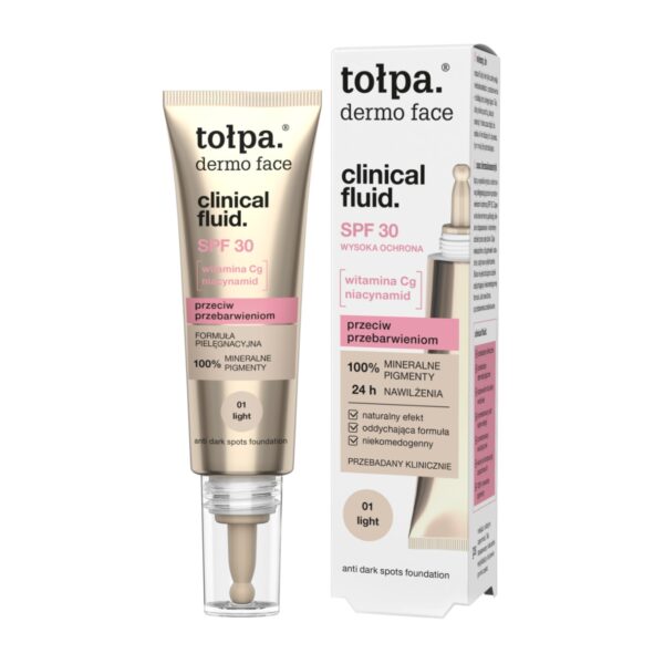 Tołpa Fluid do twarzy przeciw przebarwieniom SPF 30, 01 light