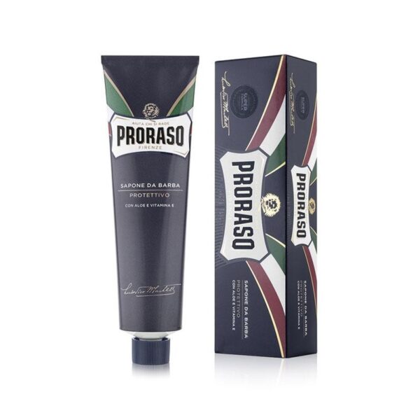 PRORASO mydło do golenia w kremie (linia niebieska) tubka 150ml