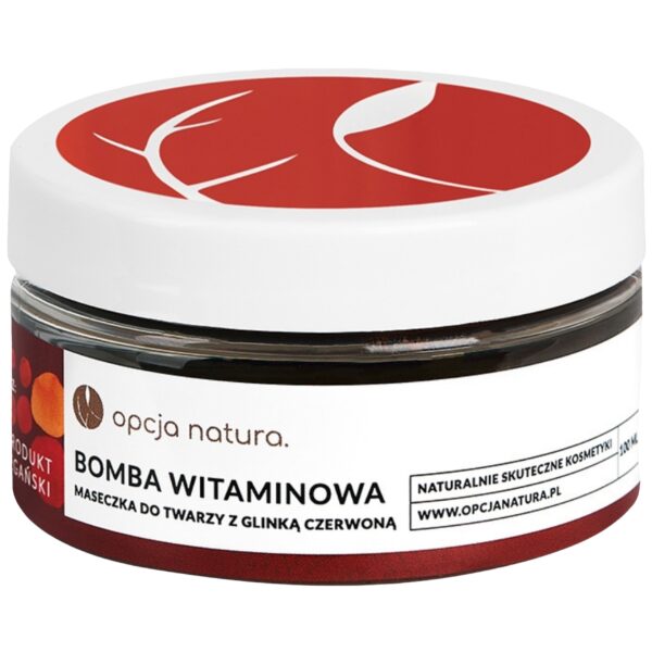Opcja Natura Bomba witaminowa - maseczka z czerwoną glinką, 100ml
