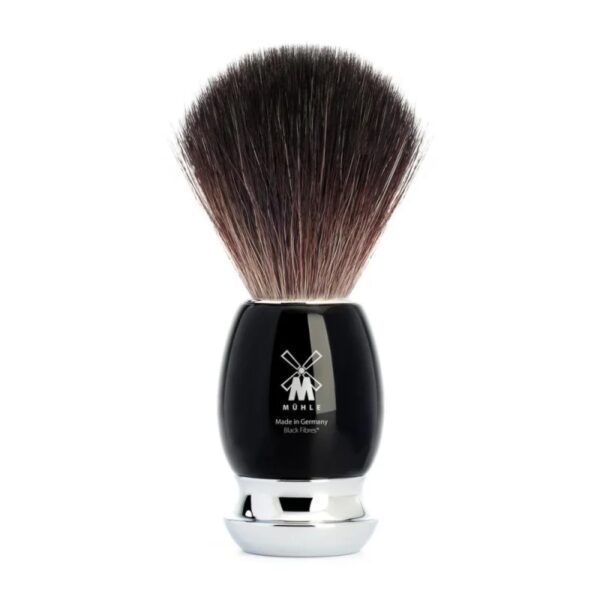 Pędzel do golenia Muhle VIVO 21M336, syntetyk BLACK FIBRES, czarny