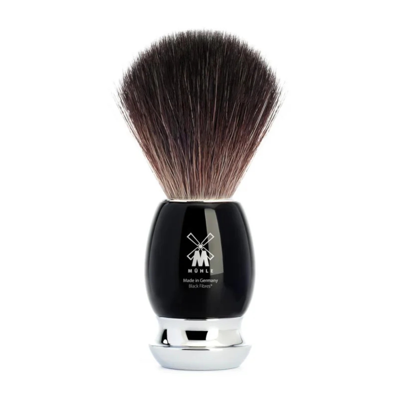 Pędzel do golenia Muhle VIVO 21M336, syntetyk BLACK FIBRES, czarny