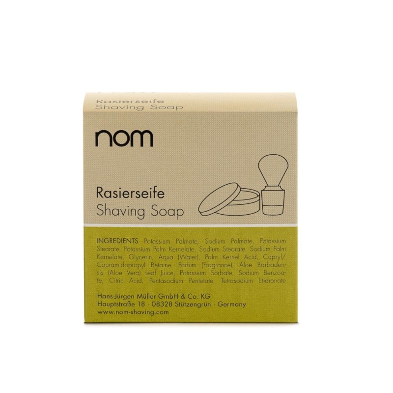 nom ALOES mydło do golenia w tyglu 65g