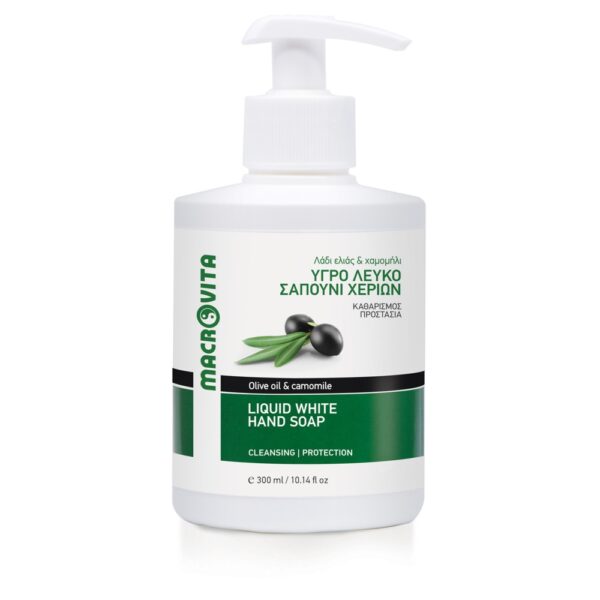 Macrovita białe mydło w płynie z bio-oliwą i rumiankiem 300ml