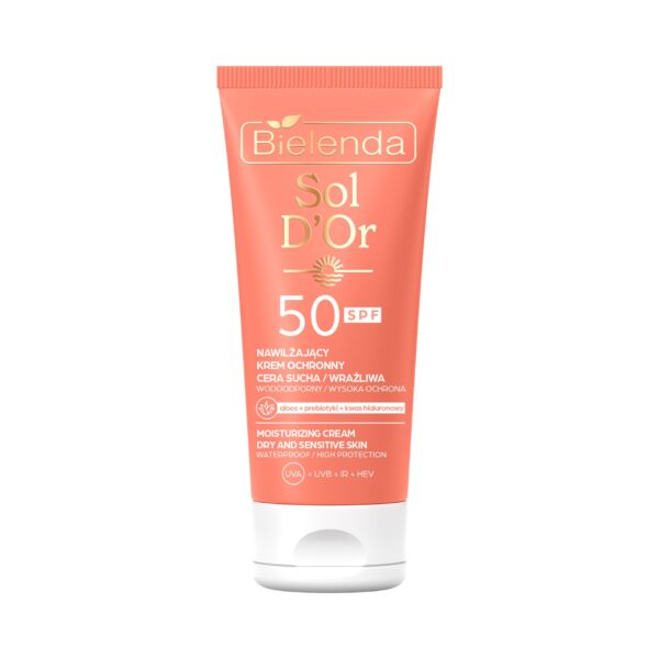 Bielenda Ochronny krem do opalania twarzy SPF 50 - cera sucha / wrażliwa