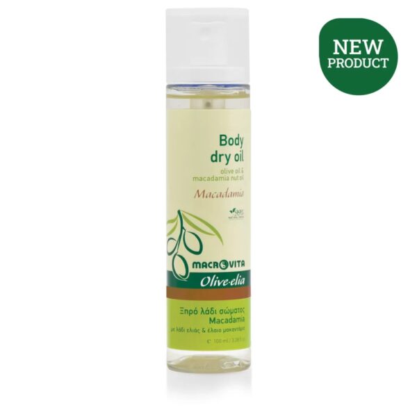 Macrovita Olive.elia Macadamia naturalny suchy olejek do ciała z bio-oliwą i olejkiem z orzechów makadamia 100ml