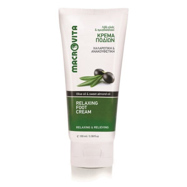 Macrovita relaksujący krem do stóp z bio-oliwą i olejkiem migdałowym 100ml