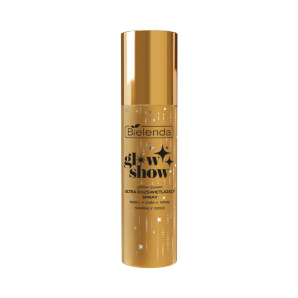 Bielenda Ultra rozświetlający spray, SPARKLY GOLD