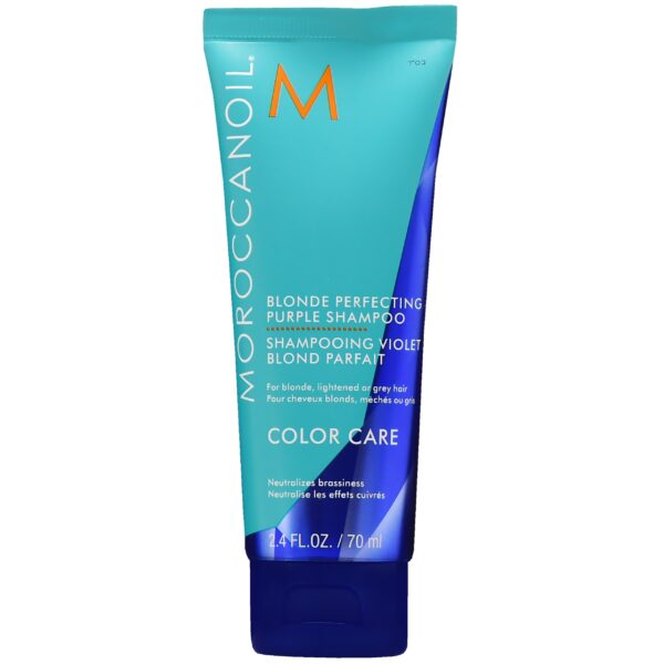 Moroccanoil Blonde Purple Shampoo - ochładzający szampon do włosów blond, 70ml