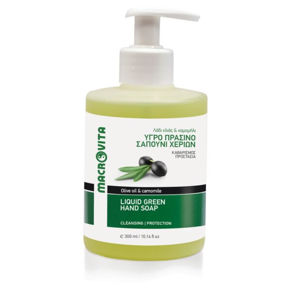 Macrovita zielone mydło w płynie z bio-oliwą i rumiankiem 300ml