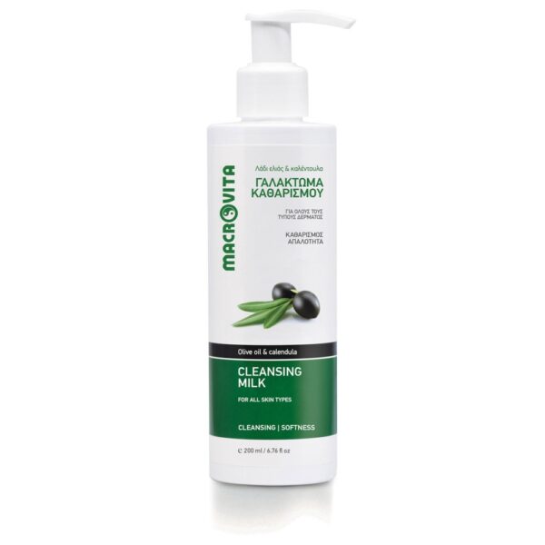 Macrovita naturalne mleczko odżywcze do demakijażu z bio-oliwą i nagietkiem 200ml