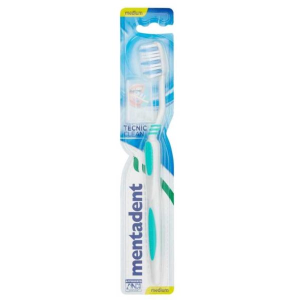 Mentadent TECNIC CLEAN szczoteczka do zębów włosie medium