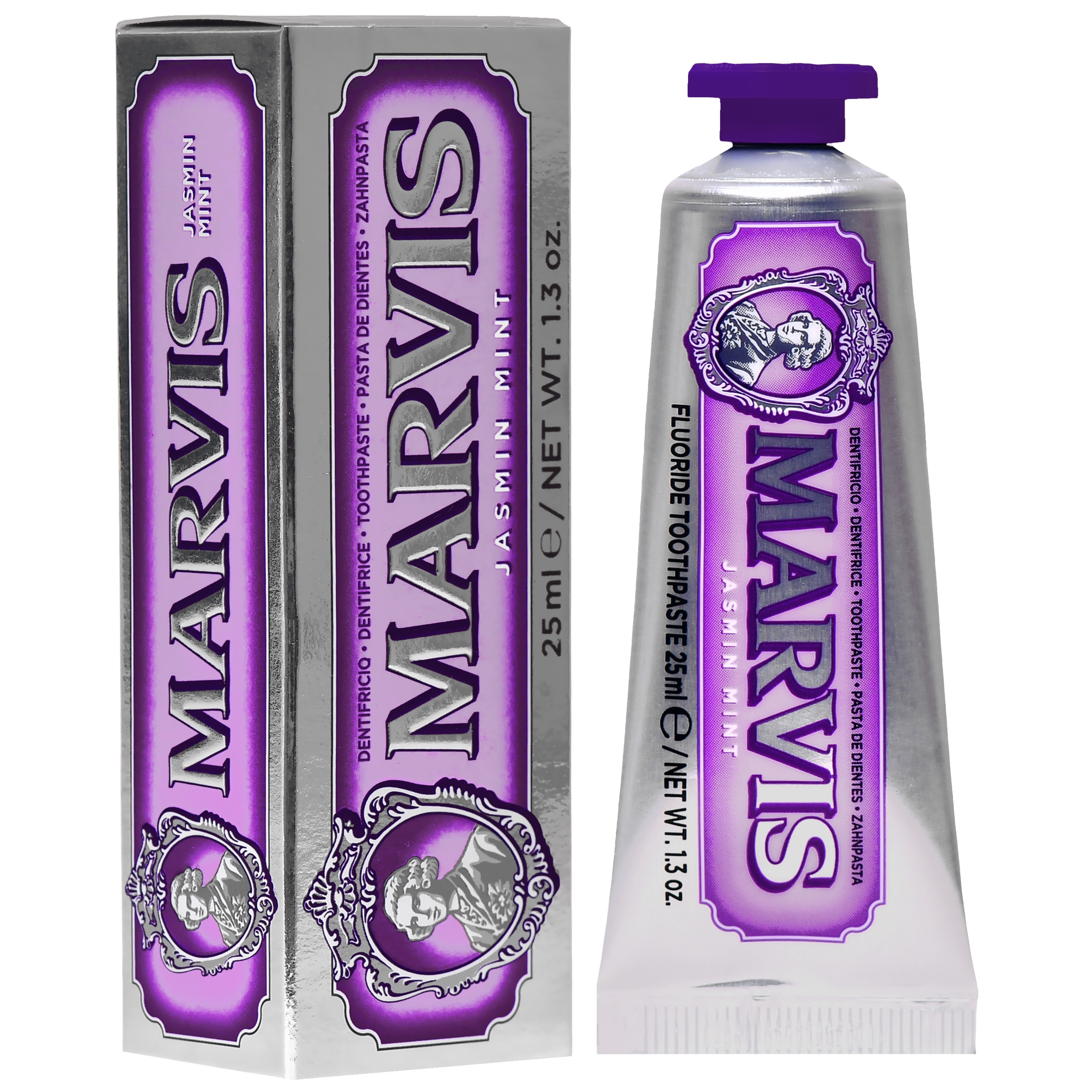 Marvis Jasmin Mint - pasta do zębów z fluorem, jaśmin i mięta, 25ml