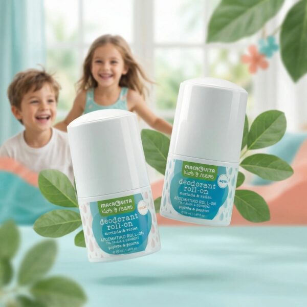 Macrovita Kids & Teens Aqua naturalny dezodorant w kulce dla chłopców z morindą i bawełną 50ml