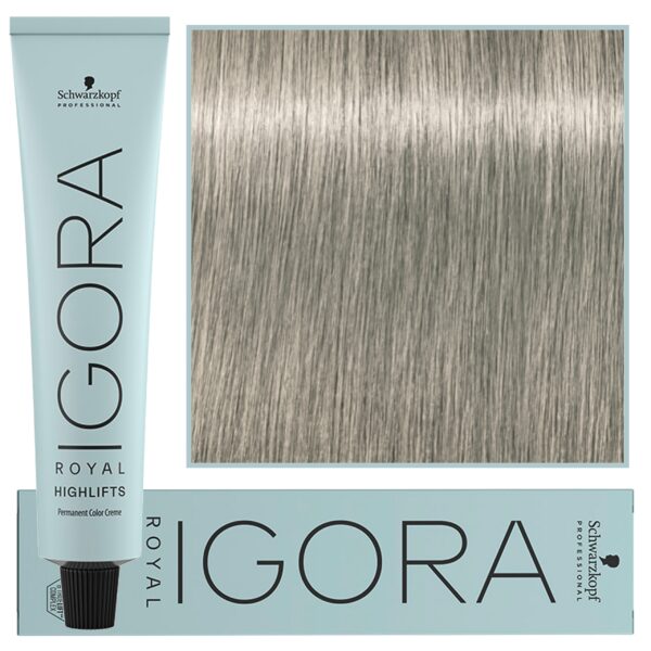 Schwarzkopf Professional Igora Royal Highlifts - farba do włosów o rozjaśniającej formule 60ml 12-22 | Bardzo Jasny Blond Perłowo-Irydowy