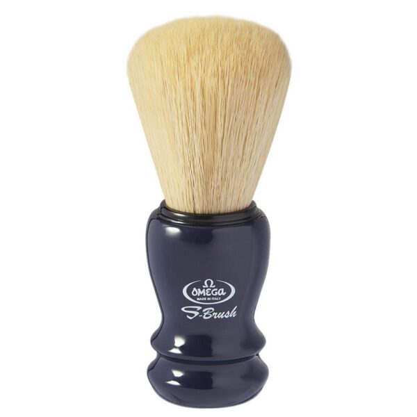 Omega S10108 PROF pędzel do golenia syntetyk S-Brush granatowy