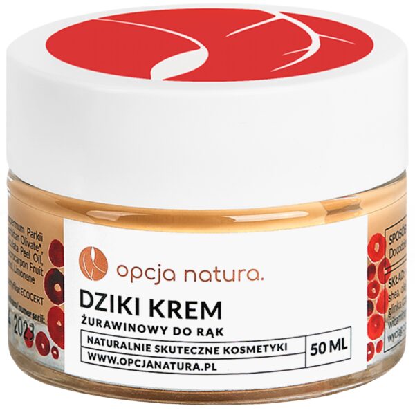 Opcja Natura Dziki krem do rąk – naturalne nawilżenie i odżywienie, 50 ml