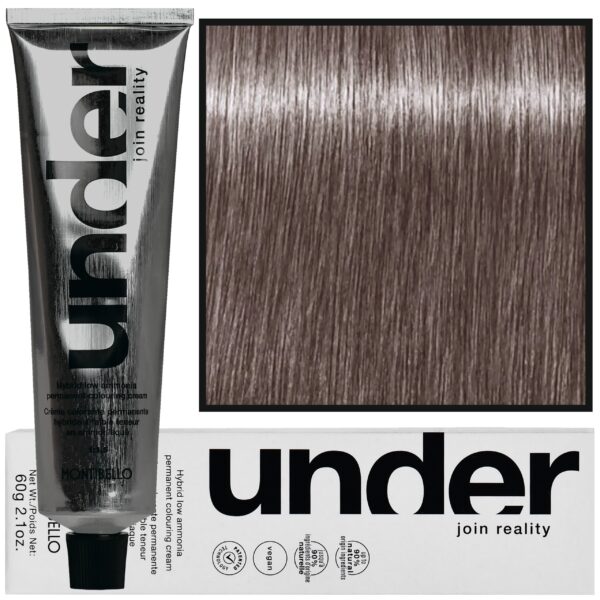 Montibello Under – profesjonalna farba do włosów, 60ml 6.10 / 6AD | Ciemny Głęboki Popielaty Blond