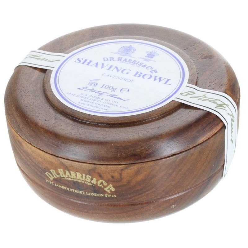 D.R.Harris LAVENDER mydło do golenia w mahoniowym tyglu 100g