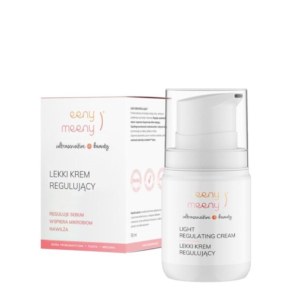 Lekki krem nawilżający regulujący do twarzy eeny meeny 50 ml