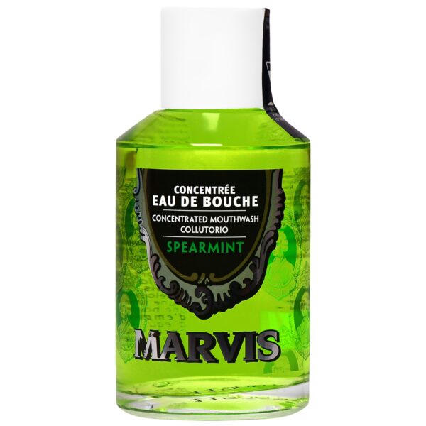Marvis Spearmint - skoncentrowany płyn do płukania jamy ustnej, zielona mięta, 120ml
