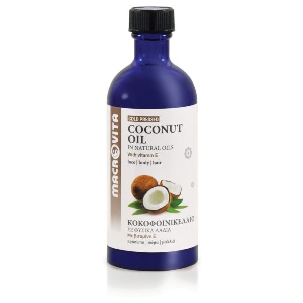 Macrovita Olejek Kokosowy w naturalnych olejach tłoczony na zimno z witaminą E 100ml